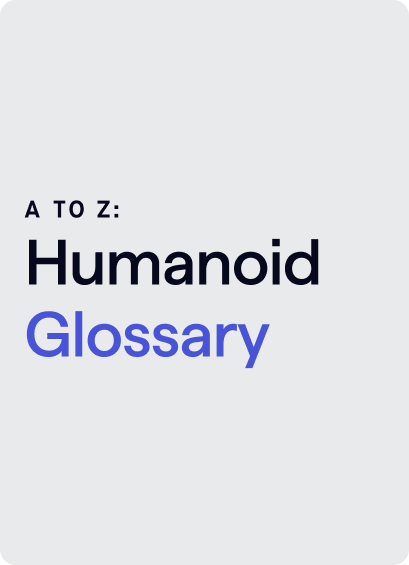Humanoids A to Z: A Modern Glossary for Humanoid Robotics